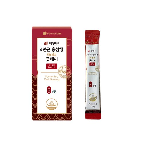 FERMENGIN 6-Year-Old Korean Red Ginseng Extract Gold Good Day Stick | 300g | Made in Korea