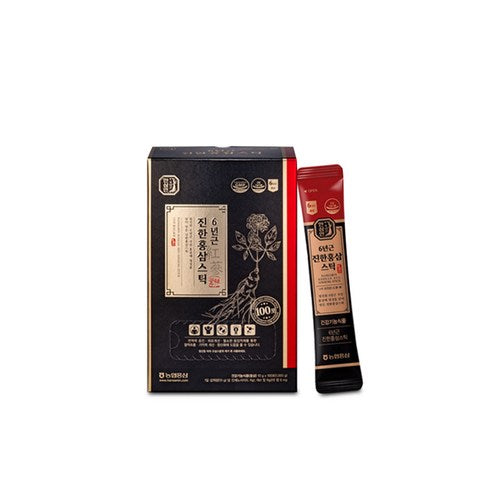 HANSAMIN by NH Hongsam 6-Year-Old Korean Red Ginseng Rich Stick | 10g × 100 Sticks (1kg) | Zero Sugar | Korean Health Functional Food