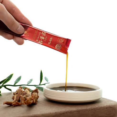 JUNGWONJANG 6-Year-Old Korean Red Ginseng Everyday Stick | 10g × 100 Sticks (1kg) | 100% Korean-Grown Red Ginseng with 10 Botanicals