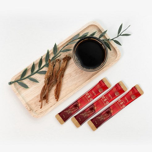 JUNGWONJANG 6-Year-Old Korean Red Ginseng Everyday Stick | 10g × 100 Sticks (1kg) | 100% Korean-Grown Red Ginseng with 10 Botanicals