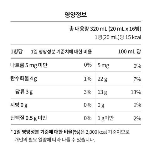 JUNG KWAN JANG Energy Vital Shot | Korean Red Ginseng Drink | 320ml | Made in Korea