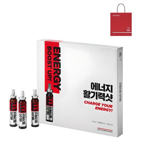 JUNG KWAN JANG Energy Vital Shot | Korean Red Ginseng Drink | 320ml | Made in Korea
