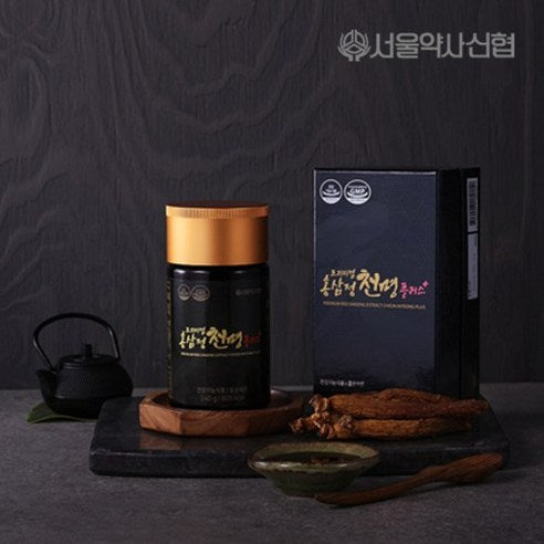 SEOUL YAKSA SINHYUP Premium Korean Red Ginseng Extract Cheonmyeong Plus | 240g | Ginsenosides 54mg | Made in Korea