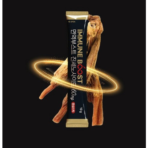 KOREA HONGSAM JUNGANGHOE Immune Boost Korean Red Ginseng Stick | Ginsenosides 60mg | 10g × 50 Sticks (500g) | Made in Korea