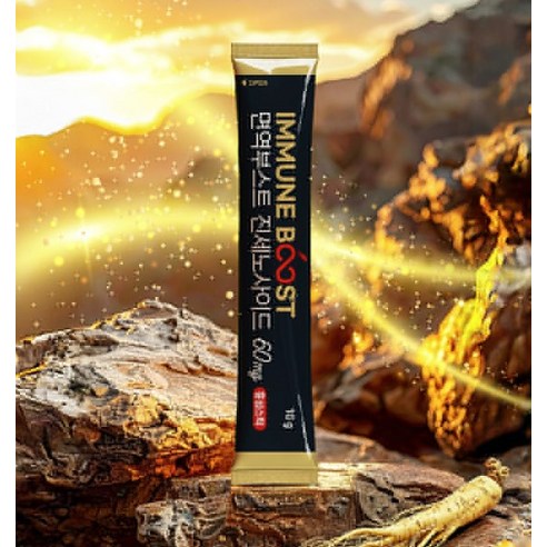 KOREA HONGSAM JUNGANGHOE Immune Boost Korean Red Ginseng Stick | Ginsenosides 60mg | 10g × 50 Sticks (500g) | Made in Korea
