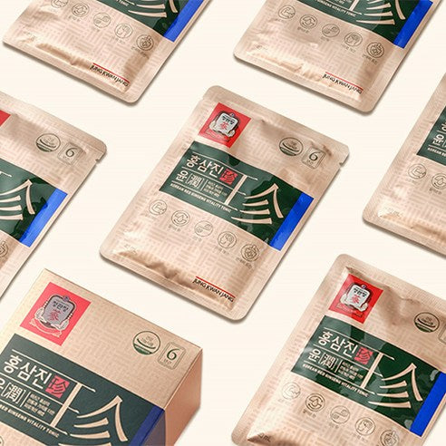 JUNG KWAN JANG Hongsam Jinyun Korean Red Ginseng Tonic | 30 Pouches × 40ml | One-Month Supply | Korean Health Functional Food