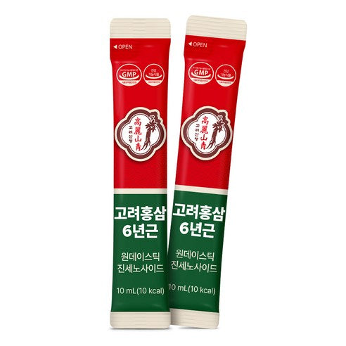 KOREA SANCHEONG 6-Year-Old Korean Red Ginseng One-Day Stick | 10g × 100 Sticks (1kg)