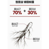 KOREA HONGSAM JUNGANGHOE Immune Boost Korean Red Ginseng Stick | Ginsenosides 60mg | 10g × 50 Sticks (500g) | Made in Korea