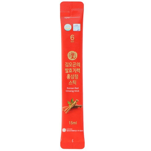 KIM O-GON’S Fermented Korean Red Ginseng Extract Stick “Balhyo Giryeok” | 15ml × 100 Sticks | Made in Korea