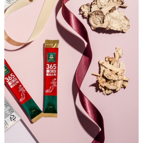 KOREA HONGSAM JUNGANGHOE 365 All Day Korean Red Ginseng Stick | 10g × 100 Sticks (1kg) | Made in Korea