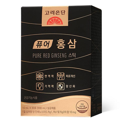 KOREA EUNDAN Pure Korean Red Ginseng Stick | 300ml | Individually Packed | Made in Korea