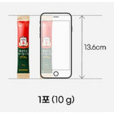 JUNG KWAN JANG Korean Red Ginseng Vital Stick (Hongsam Jingo) | 10g × 30 Sticks | 15-Day Supply | Korean Health Functional Food