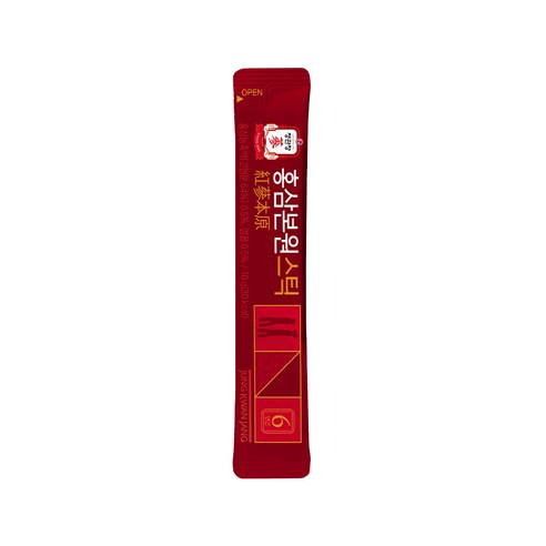 JUNG KWAN JANG Korean Red Ginseng Bonwon Stick Gift Set | 6-Year-Old Korean Red Ginseng | 10g × 30 Sticks | 30-Day Supply
