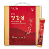 JUNGWONJANG 6-Year-Old Korean Red Ginseng Everyday Stick | 10g × 100 Sticks (1kg) | 100% Korean-Grown Red Ginseng with 10 Botanicals