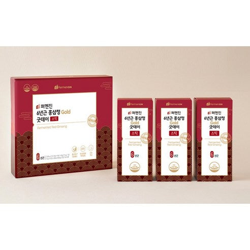 FERMENGIN 6-Year-Old Korean Red Ginseng Extract Gold Good Day Stick | 300g | Made in Korea