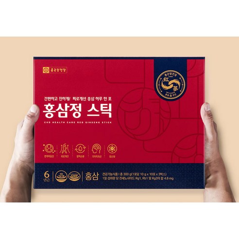 CHONG KUN DANG HEALTH Korean Red Ginseng Extract Stick | 10g × 30 Sticks (300g) | Made in Korea