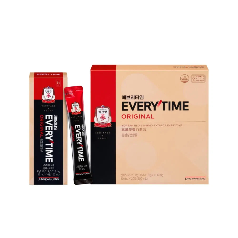 JUNG KWAN JANG Everytime Korean Red Ginseng Extract Original 30 Sticks