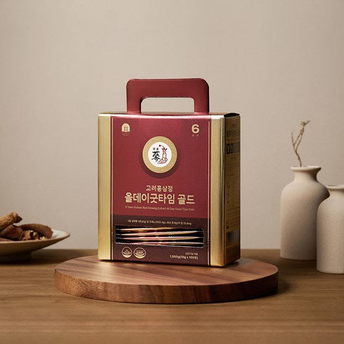 PUNGNYEON BOGAM All Day Good Time Gold Korean Red Ginseng Extract | Made with 6-Year-Old Red Ginseng | 1kg Value Size