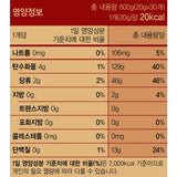 WONGIDAM 6-Year-Old Korean Red Ginseng Extract Vitality Plus | 20g × 30 Sticks (600g) | Made in Korea