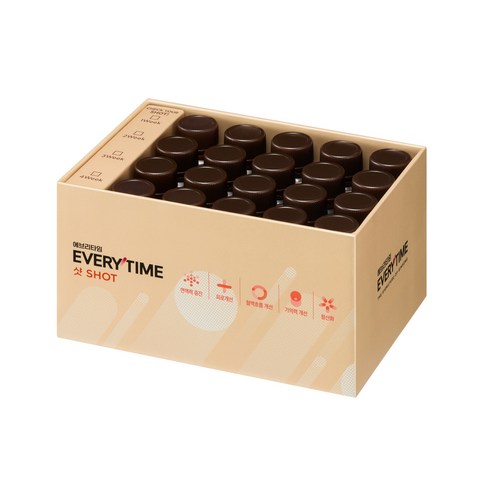 JUNG KWAN JANG Everytime Shot | Korean Red Ginseng Drink | 20ml × 20 Vials | 20-Day Supply