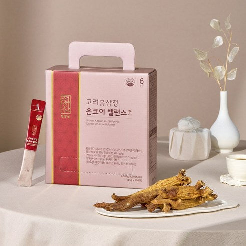 CHEONYANGSAM 6-Year-Old Korean Red Ginseng Extract On-Core Balance Stick | 15g × 100 Sticks (1.5kg) | Made in Korea