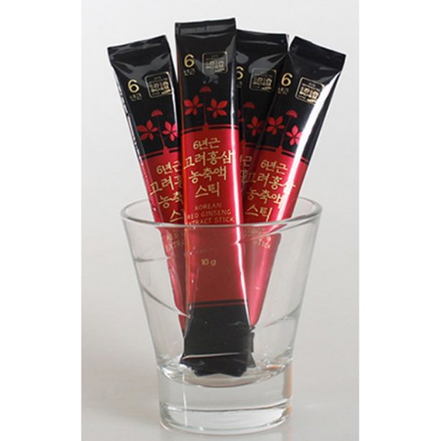 JUNGWONSAM 6-Year-Old Korean Red Ginseng Liquid Stick with Honey & Tangerine | 10g × 30 Sticks (300g) | Smooth, Easy-to-Drink Korean Red Ginseng Tea