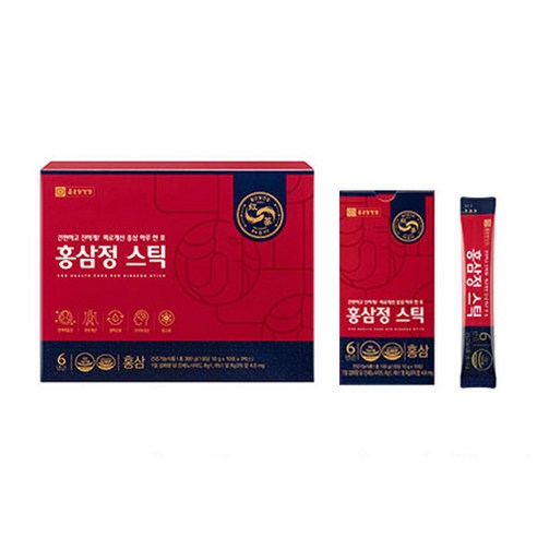 CHONG KUN DANG HEALTH Korean Red Ginseng Extract Stick | 10g × 30 Sticks (300g) | Made in Korea