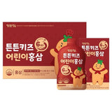 JUNGWONJANG Tuntun Kids Korean Red Ginseng for Children | Mango Flavor | 20ml × 30 Pouches | 6-Year-Old Korean Red Ginseng | Korean Health Functional Food