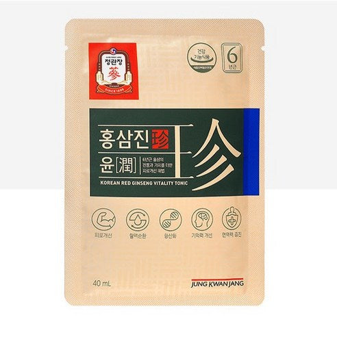 JUNG KWAN JANG Dabolok Special Best Gift Set | Red Ginseng Jinyun 40ml × 10 Pouches + Hongsam Jingo Vital Stick 10g × 20 Sticks