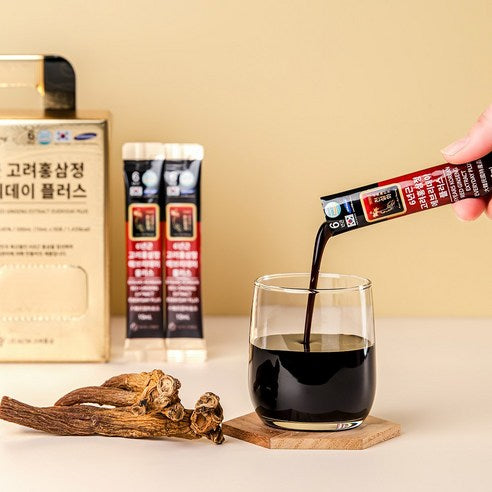 6-Year-Old Korean Red Ginseng Liquid Stick “Everyday Plus” Gift Set | Made in Korea
