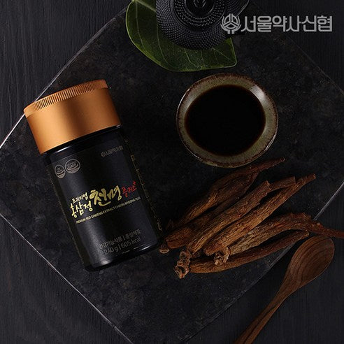 SEOUL YAKSA SINHYUP Premium Korean Red Ginseng Extract Cheonmyeong Plus | 240g | Ginsenosides 54mg | Made in Korea