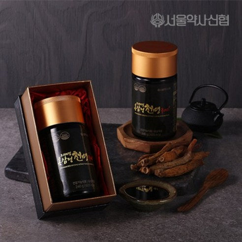 SEOUL YAKSA SINHYUP Premium Korean Red Ginseng Extract Cheonmyeong Plus | 240g | Ginsenosides 54mg | Made in Korea
