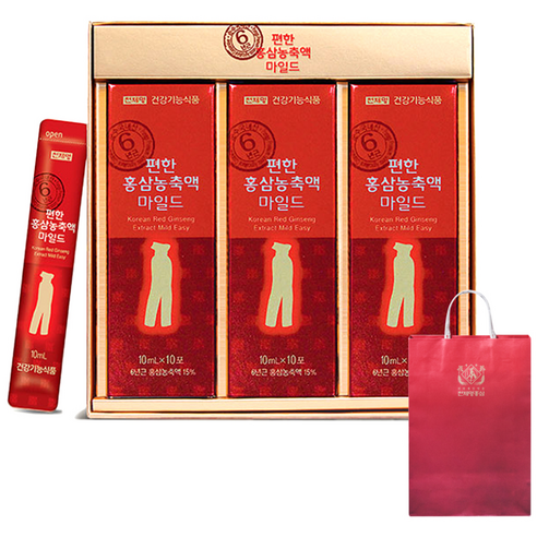 CHEONJEMYEONG HONGSAM Easy Korean Red Ginseng Concentrate Mild Stick | Made in Korea