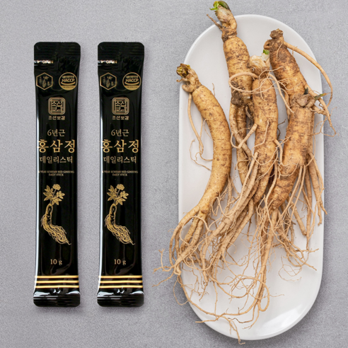 JOSEON BOGAM 6-Year-Old Korean Red Ginseng Daily Stick | 10g × 100 Sticks (1kg) | Made in Korea