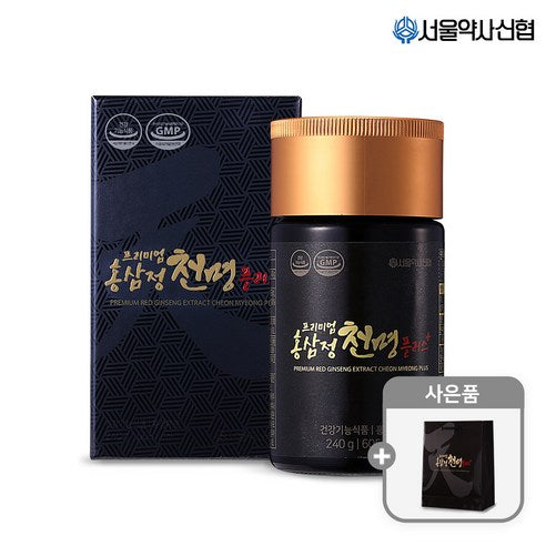 SEOUL YAKSA SINHYUP Premium Korean Red Ginseng Extract Cheonmyeong Plus | 240g | Ginsenosides 54mg | Made in Korea