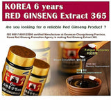 KOREA NO.1 Korean 6 Years Red Ginseng Extract 365, 240g x 4ea Made in korea